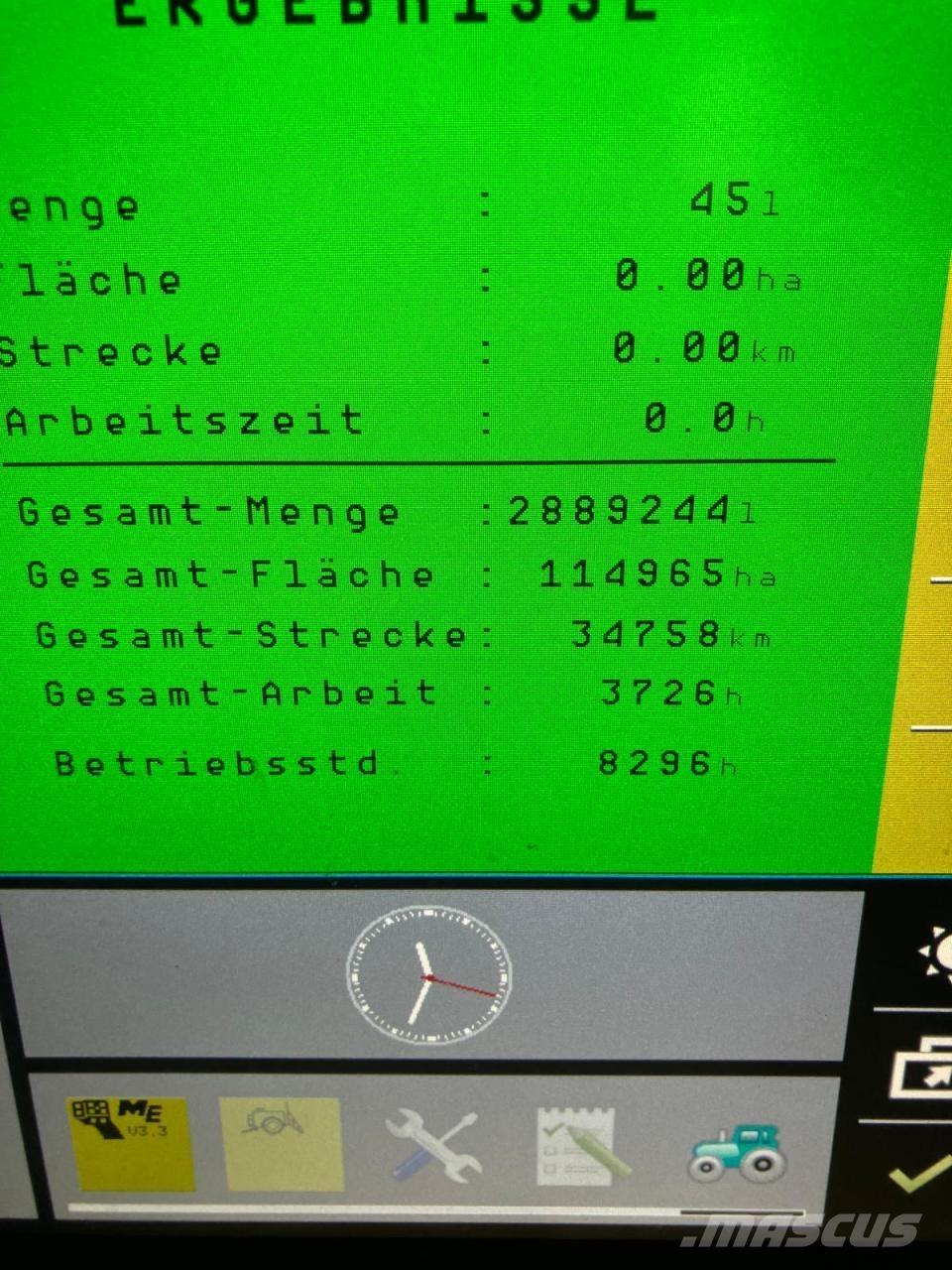 Dammann DT 2500H Pulverizadores rebocados