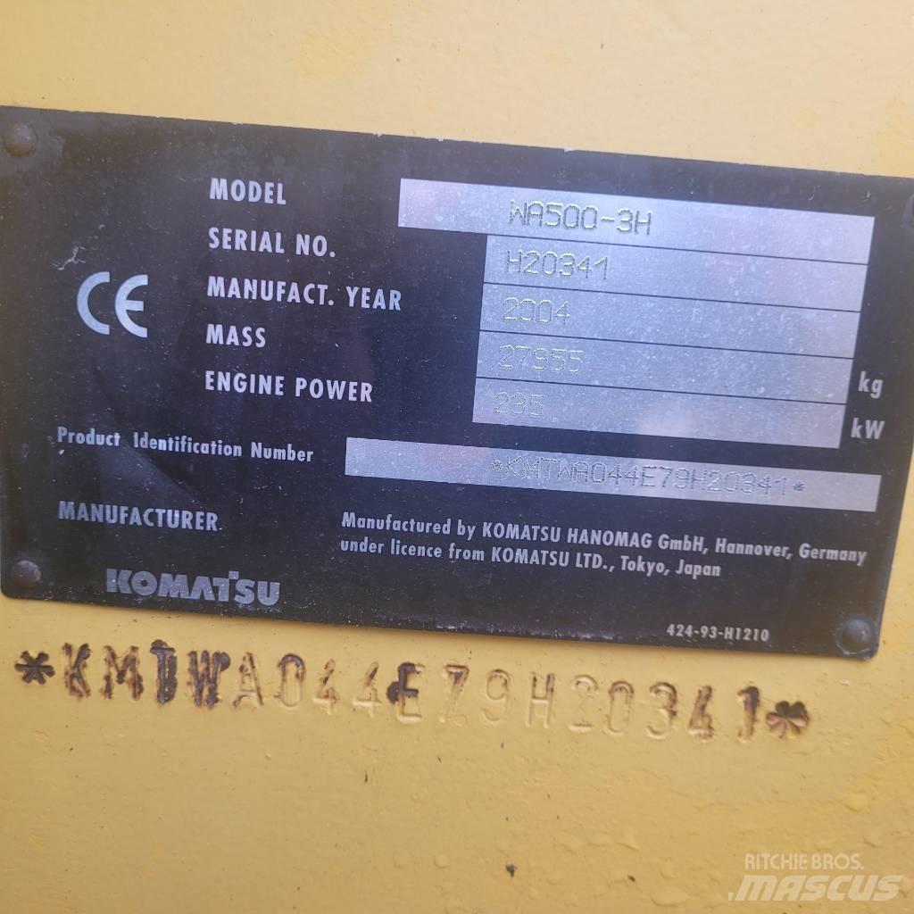 Komatsu WA500 Pás carregadoras de rodas