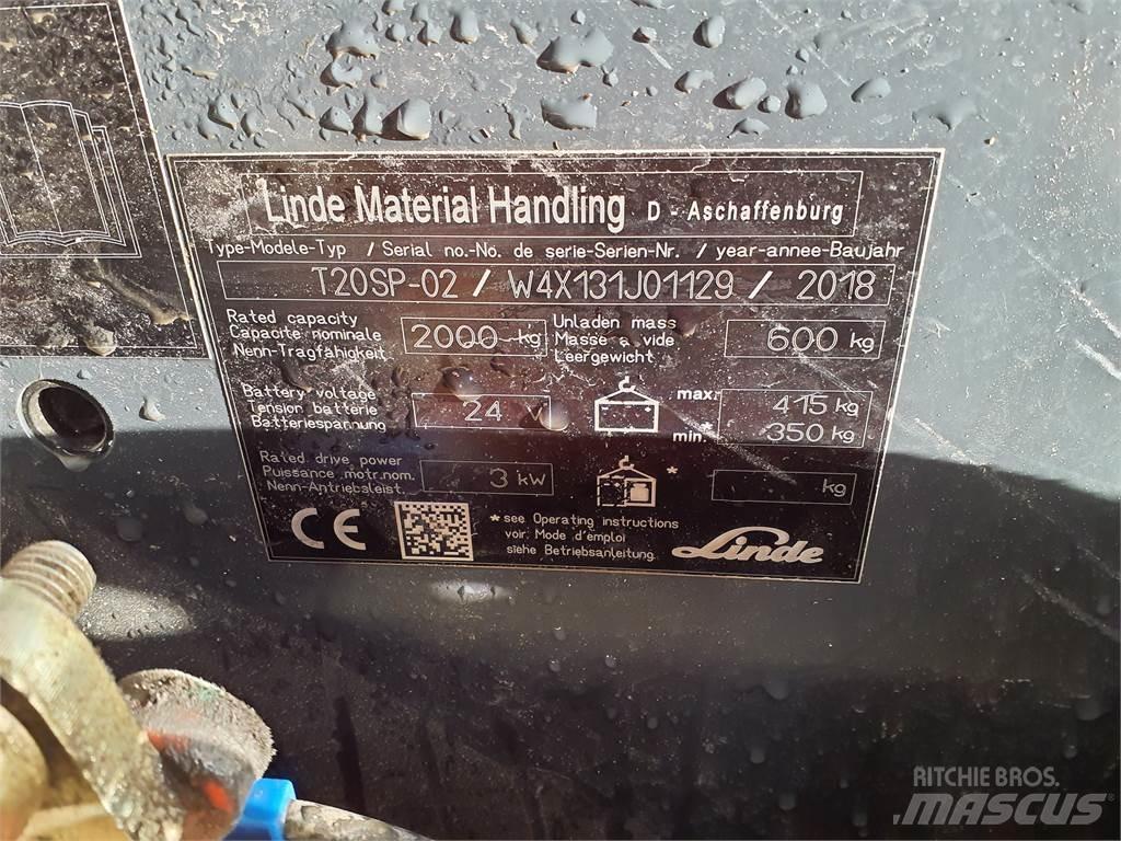 Linde T20SP kurz Porta palettes