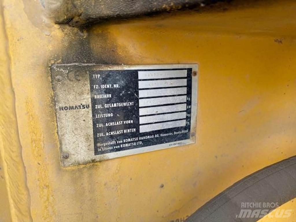 Komatsu WA 470-3H Pás carregadoras de rodas