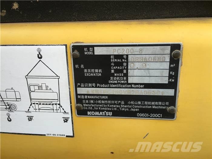 Komatsu PC 200-8 Escavadoras de rastos