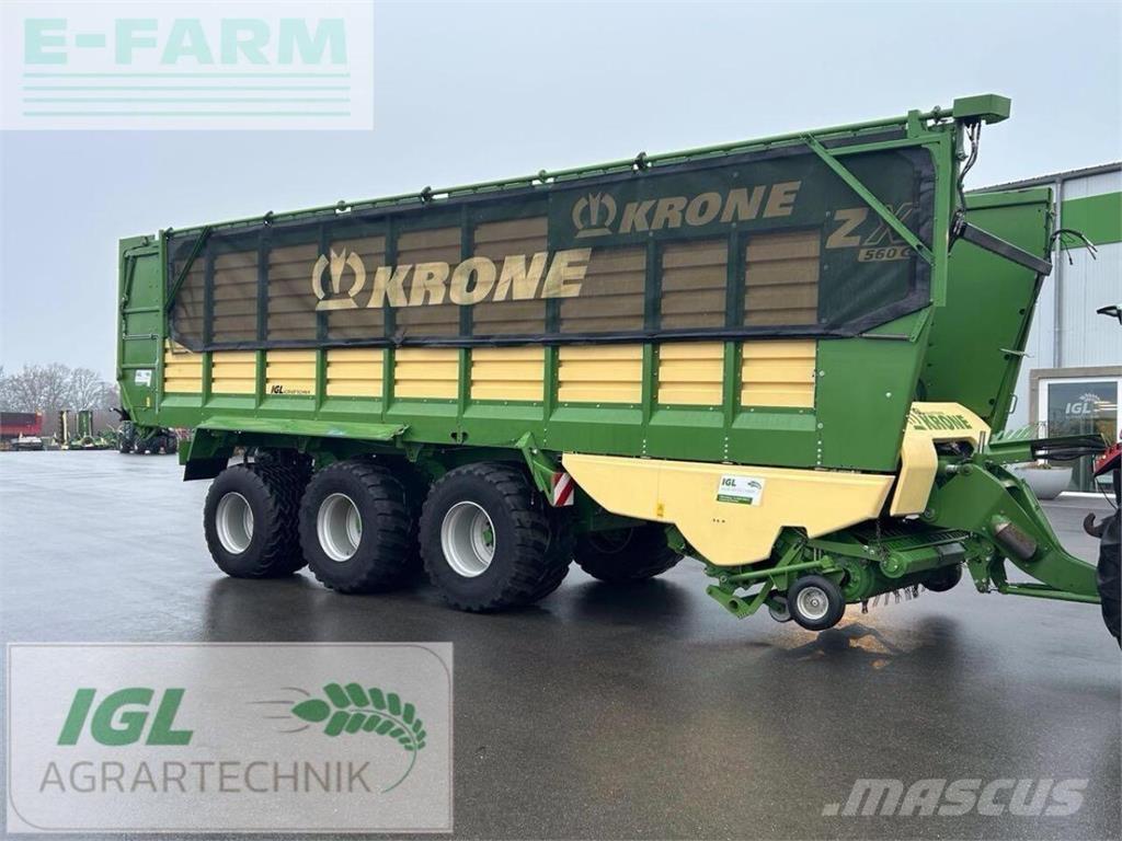 Krone zx 560 gl Carrinhos de grão