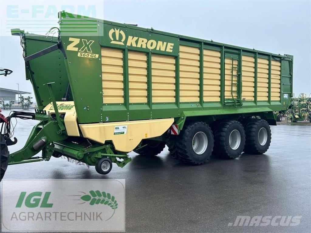 Krone zx 560 gl Carrinhos de grão