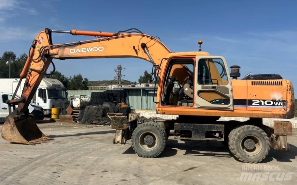 Daewoo Solar 210 W V Escavadoras de rodas