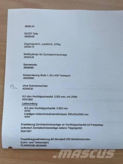 Komatsu WA 380-8 Pás carregadoras de rodas