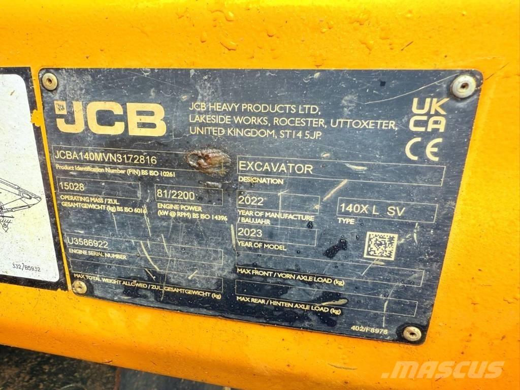 JCB 140 X Escavadoras de rastos