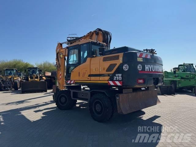 Hyundai HW 210 Escavadoras de rodas