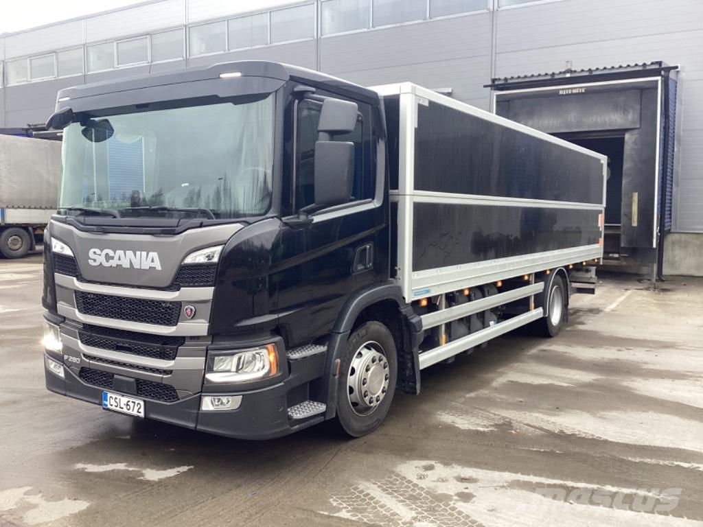 Scania P 280 CNG Camiões de caixa fechada