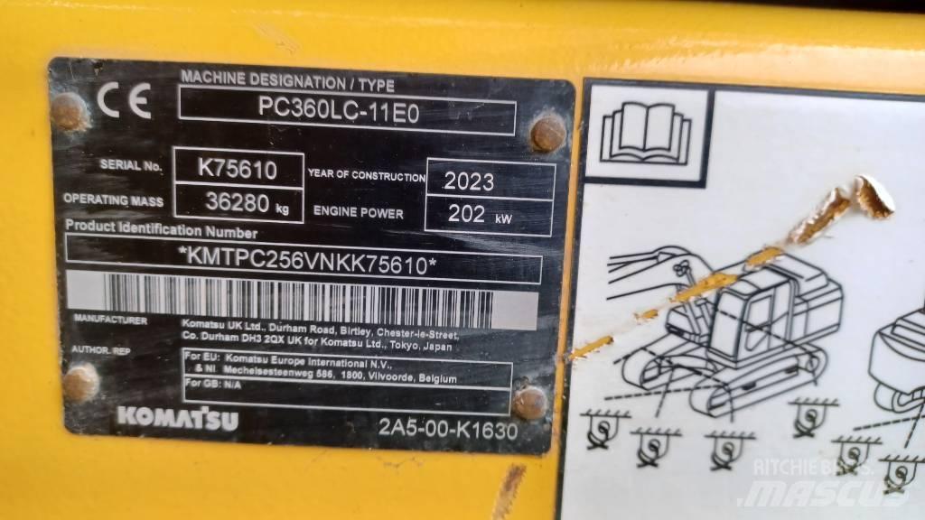 Komatsu PC360LC-11E0 Escavadoras de rastos
