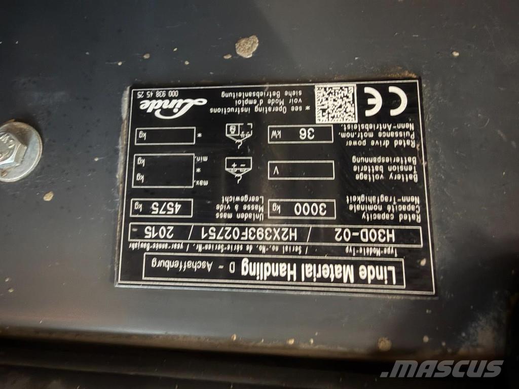 Linde H30D-02 Empilhadores Diesel