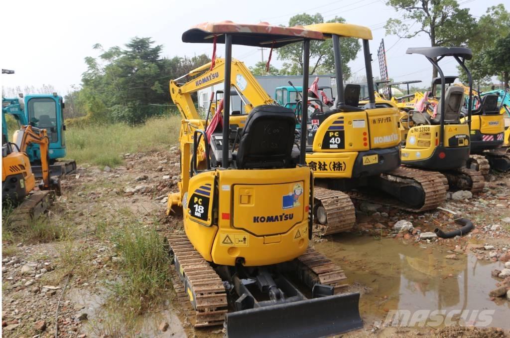 Komatsu PC 18 MR Mini Escavadoras <7t