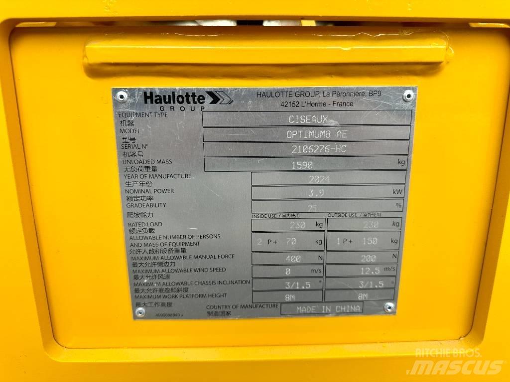 Haulotte OPTIMUM 8 Elevadores de tesoura