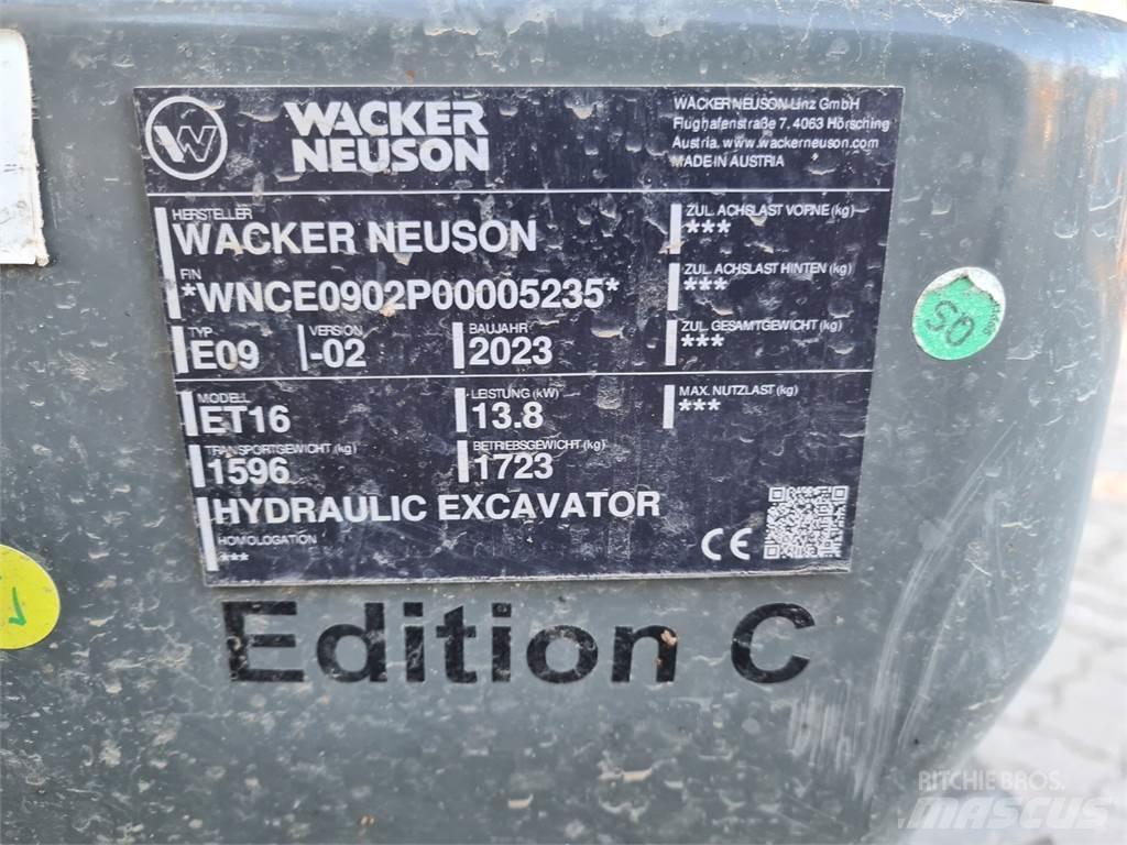 Wacker Neuson ET16 Escavadoras de rastos