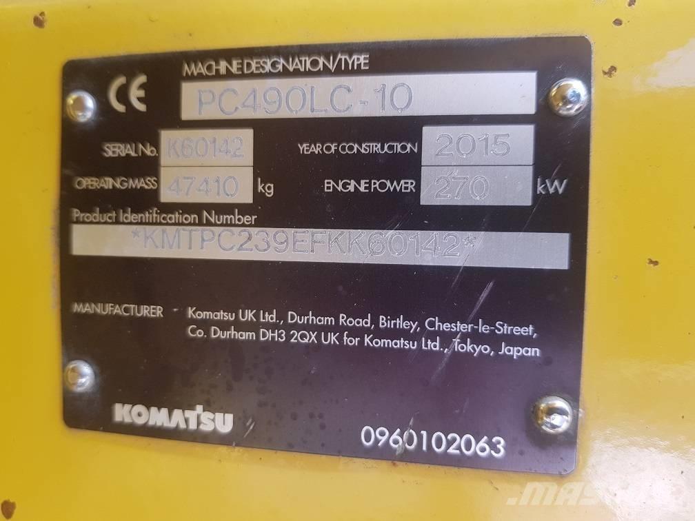 Komatsu PC 490 LC-10 Escavadoras de rastos