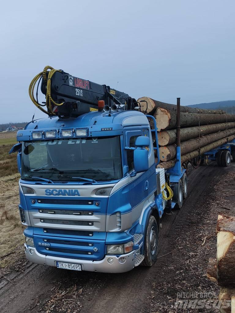 Scania R 620 Camiões de transporte de troncos