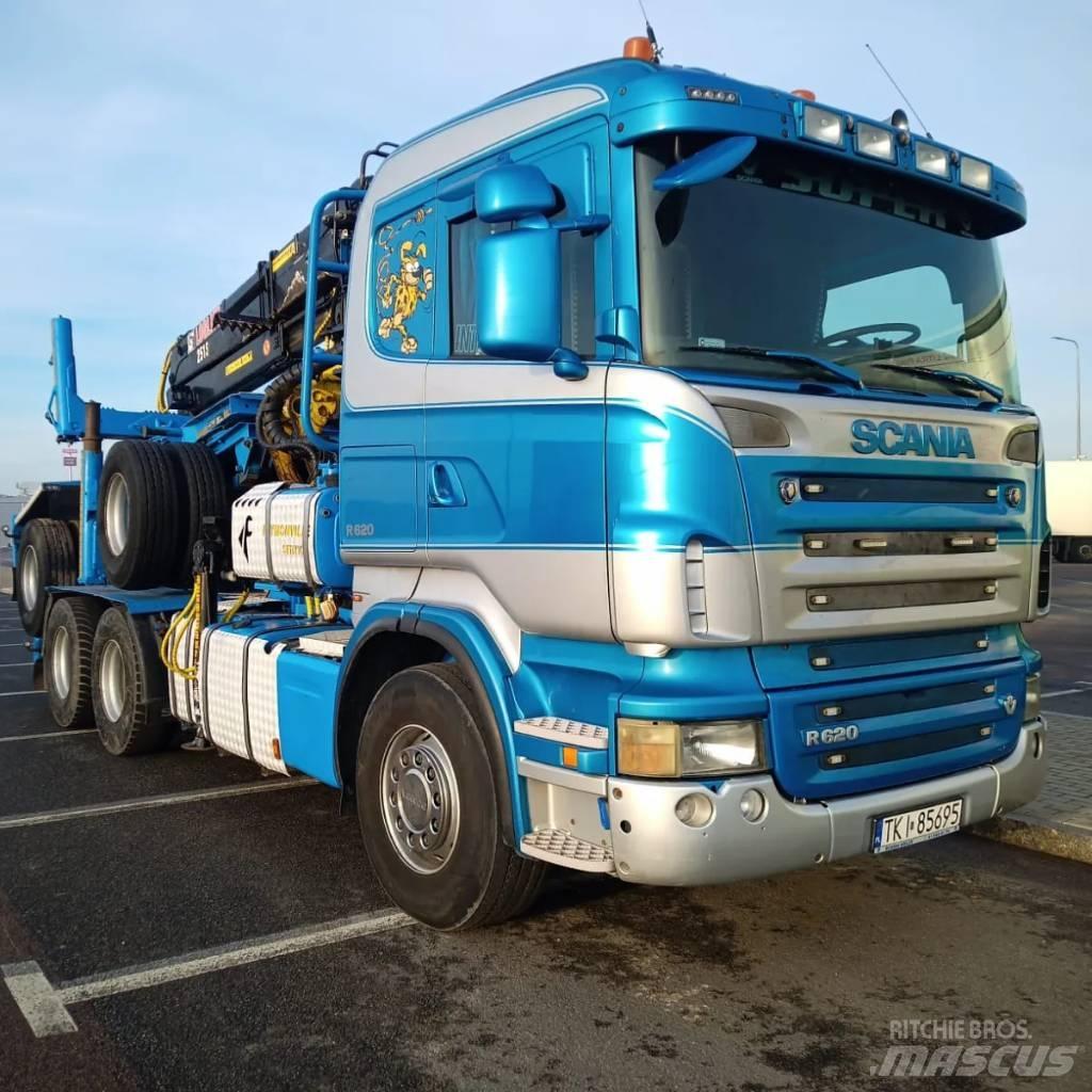 Scania R 620 Camiões de transporte de troncos