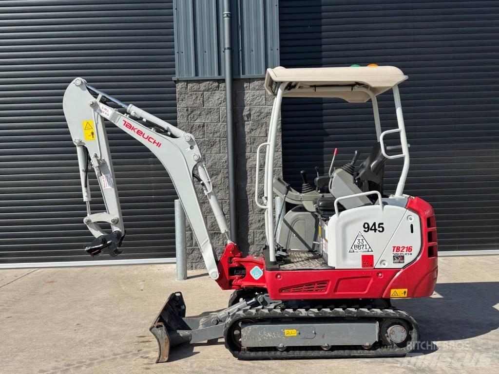 Takeuchi TB 216 Mini Escavadoras <7t