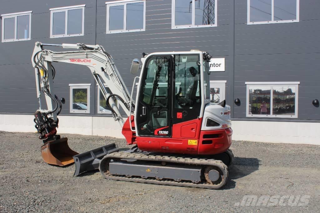 Takeuchi TB 260 Mini Escavadoras <7t