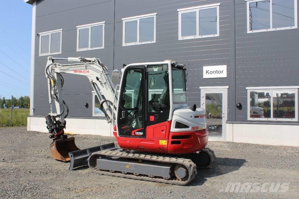 Takeuchi TB 260 Mini Escavadoras <7t