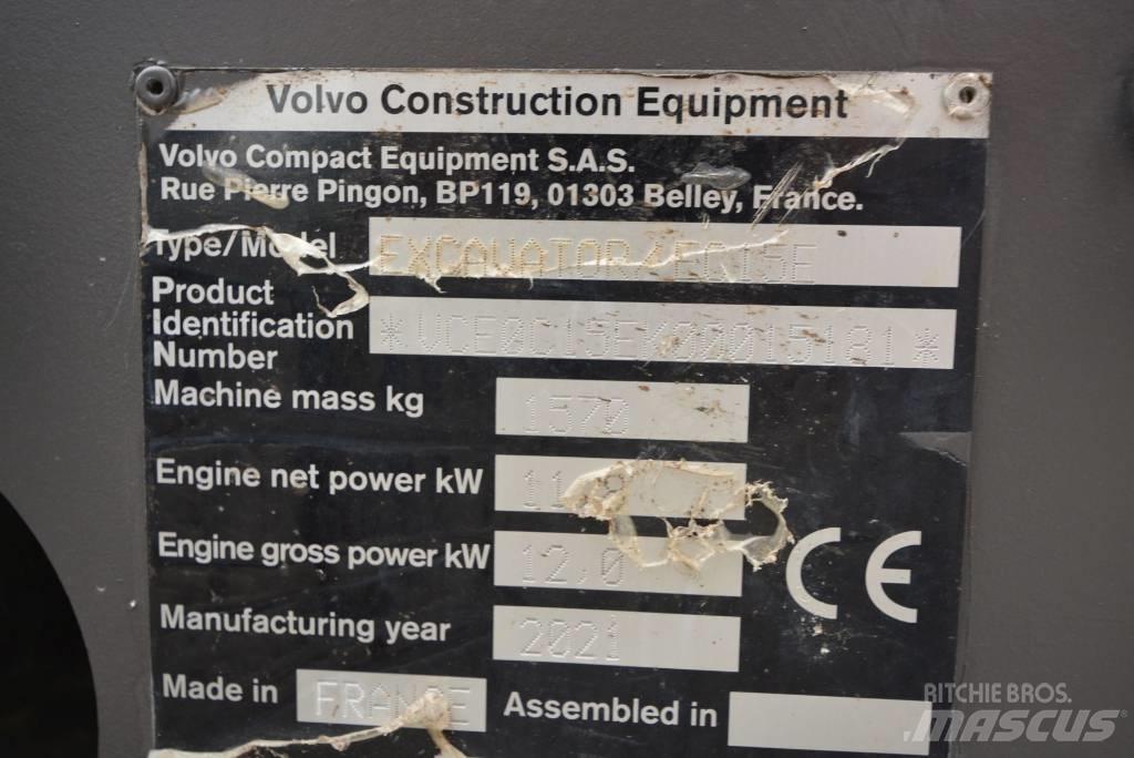 Volvo EC 15 E Mini Escavadoras <7t