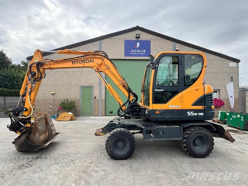 Hyundai R55W-9A Escavadoras de rodas