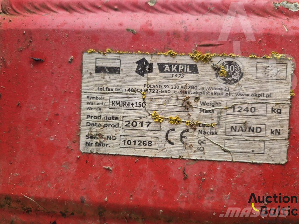 Akpil KMJR4+1SO Charruas reversíveis