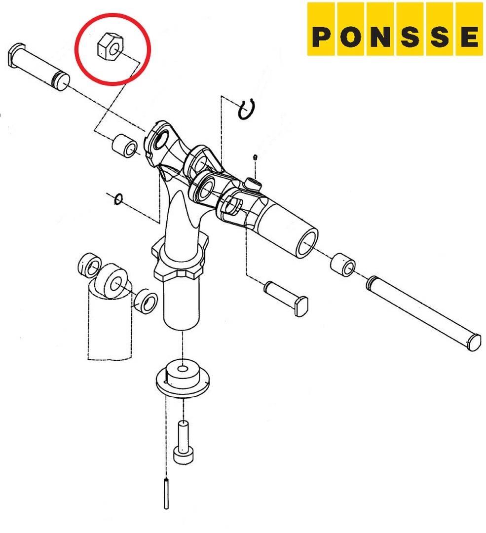 Ponsse 0008888 Chassis e suspensões