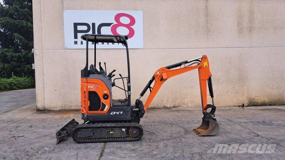 Doosan DX 17 Mini Escavadoras <7t