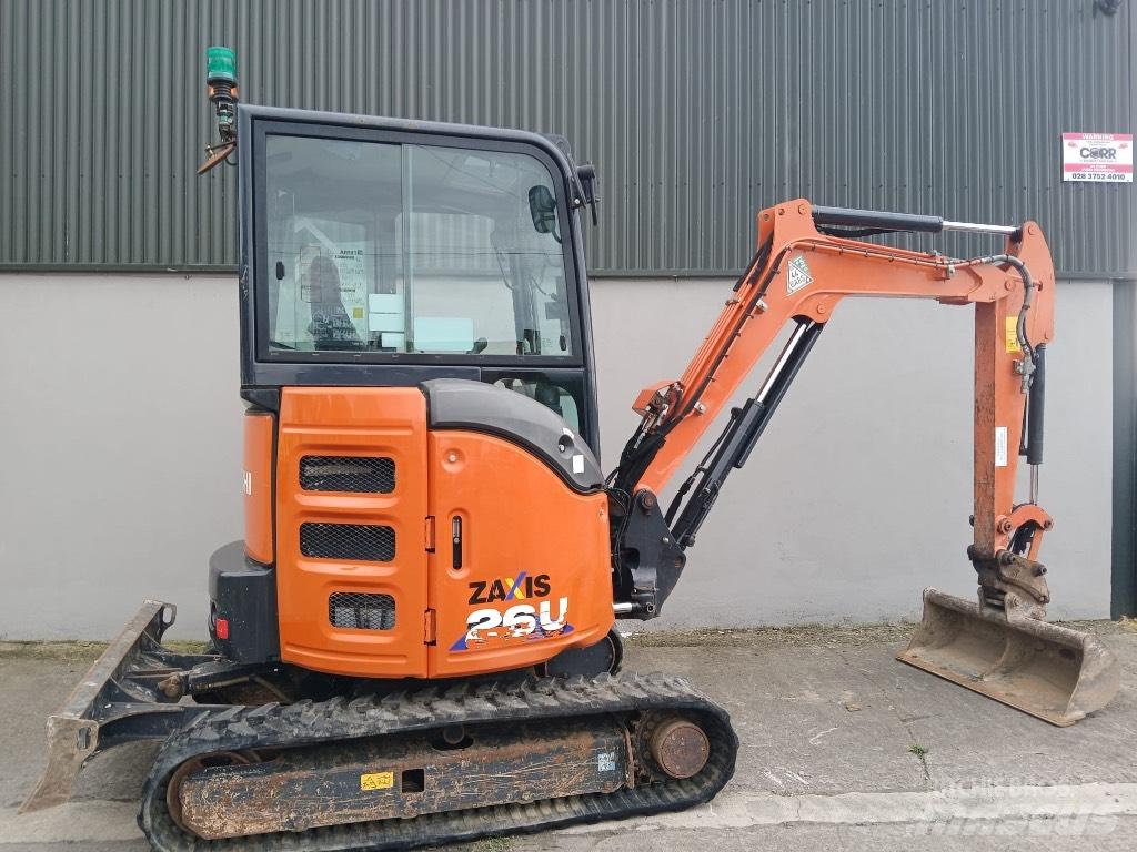 Hitachi ZX 26 U-6 Mini Escavadoras <7t