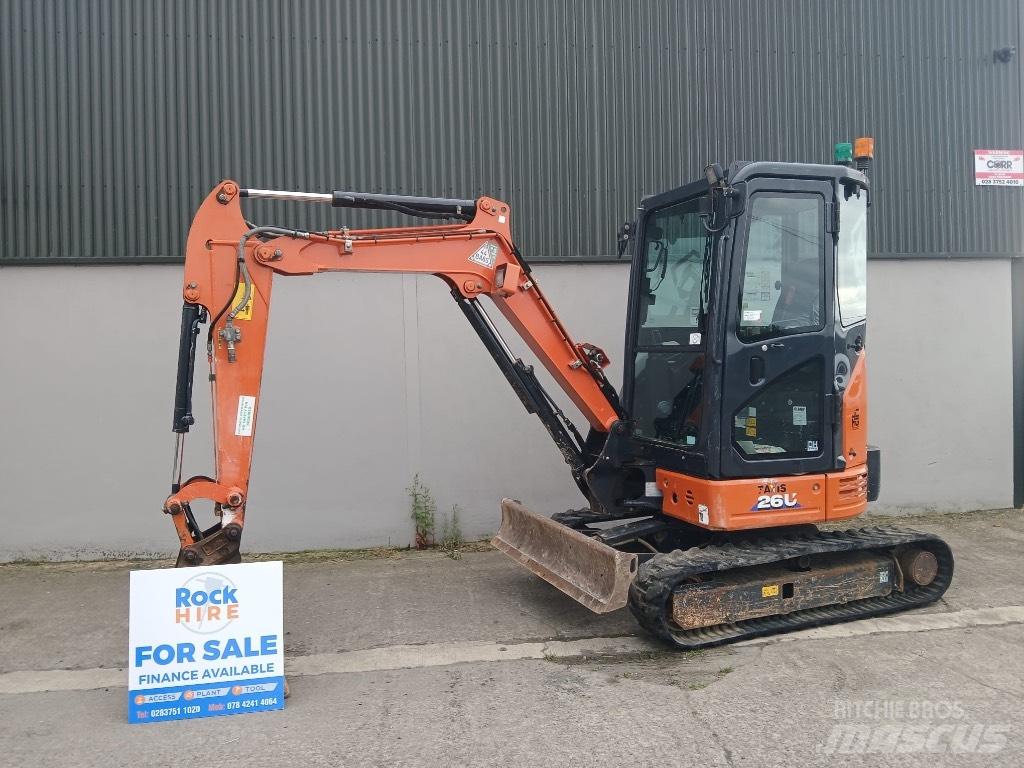 Hitachi ZX 26 U-6 Mini Escavadoras <7t