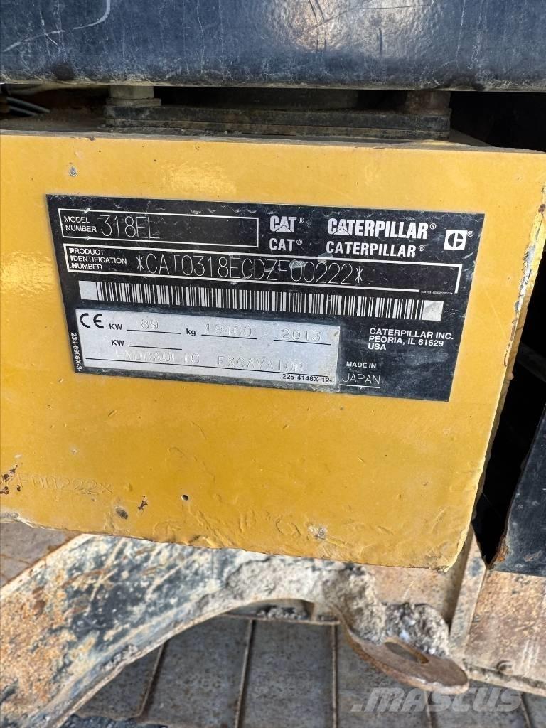 CAT 318 E L Escavadoras de rastos