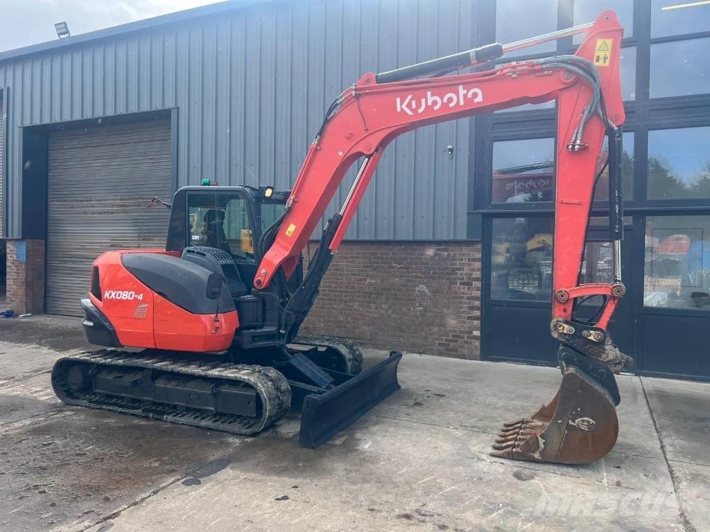 Kubota KX 080-4 Mini Escavadoras <7t
