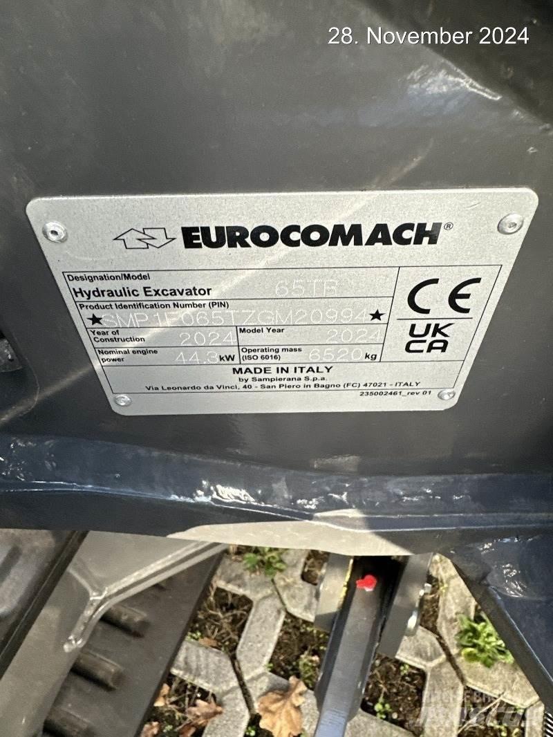 Eurocomach 65TR Mini Escavadoras <7t