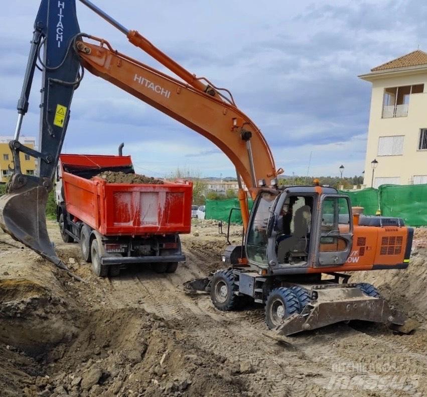 Hitachi ZX 210 W Escavadoras de rodas