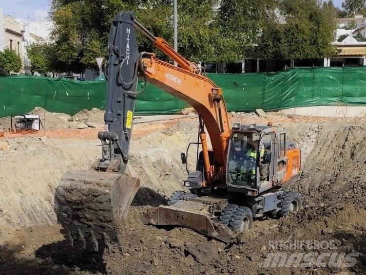 Hitachi ZX 210 W Escavadoras de rodas