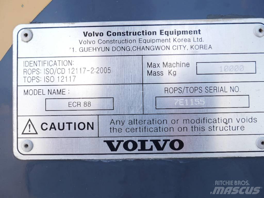 Volvo ECR 88 Escavadoras Midi 7t - 12t