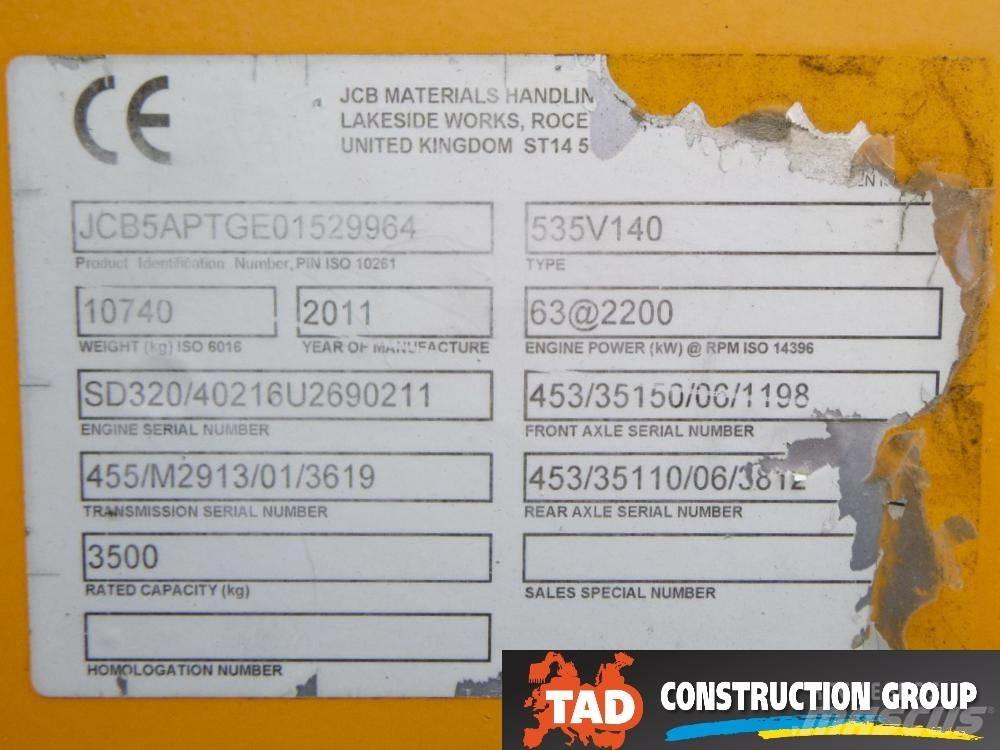 JCB 535-140 Hiviz Manipuladores telescópicos