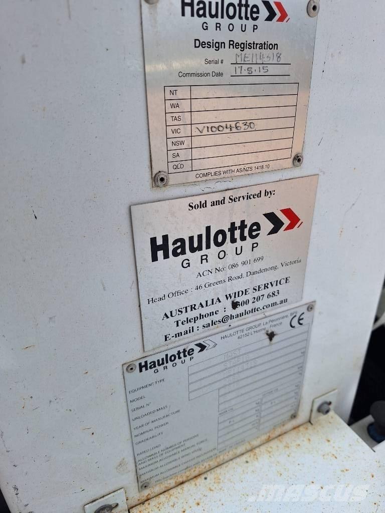 Haulotte Star 10 Plataformas de braço compactas auto-propulsão