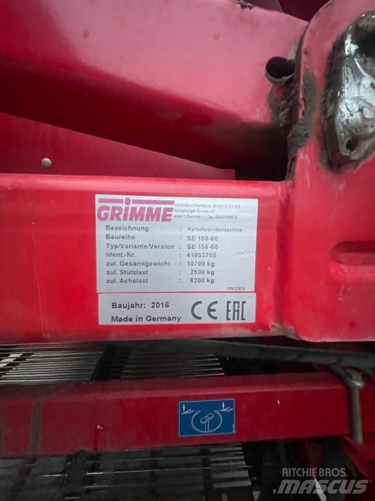 Grimme SE 150-60 Equipamentos Colheita e apanha de Batatas