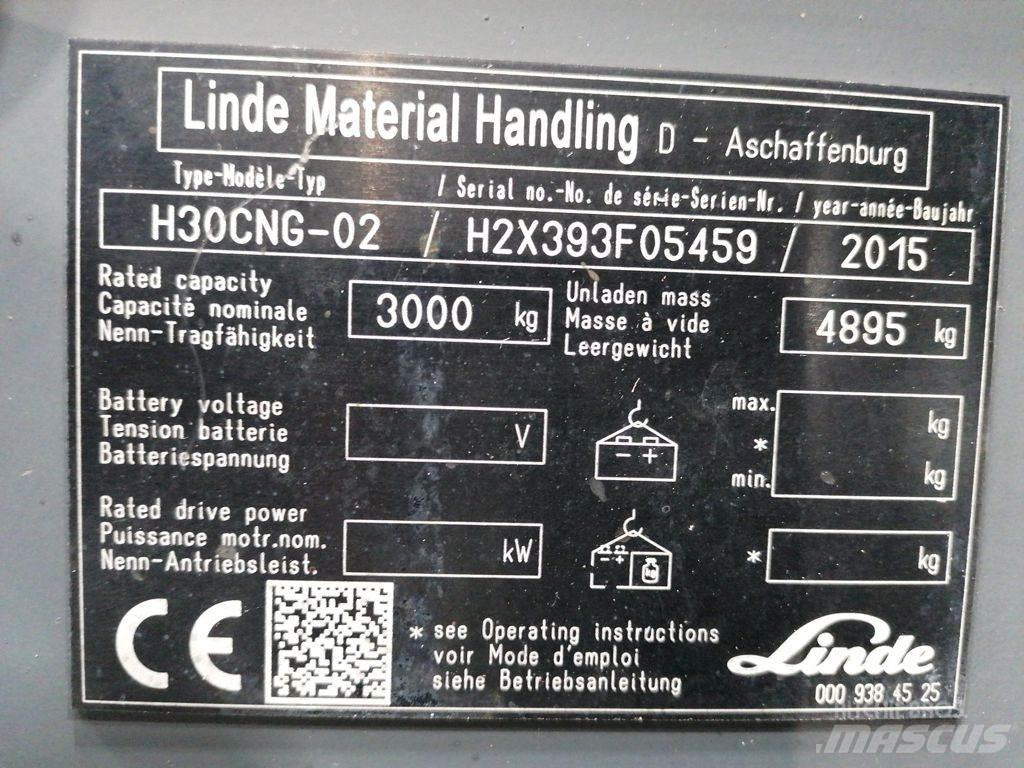 Linde H30T-02 Empilhadores a gás