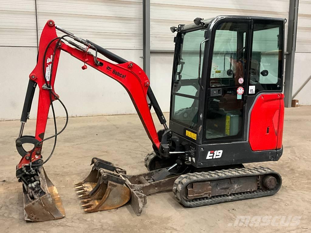 Bobcat E 19 Mini Escavadoras <7t