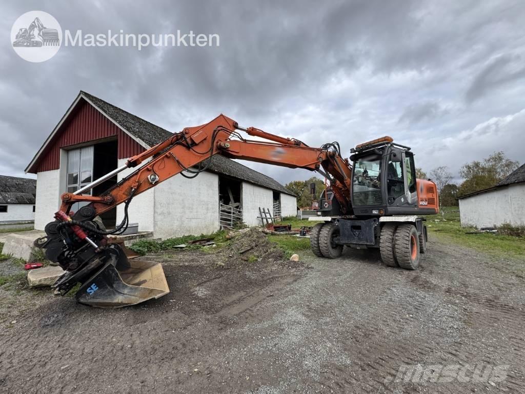 Hitachi ZX 140 W-3 Escavadoras de rodas