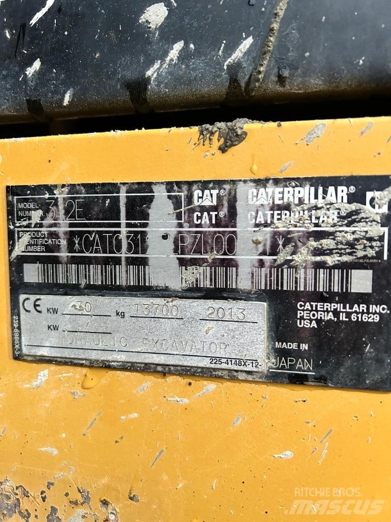 CAT 312 E Escavadoras de rastos