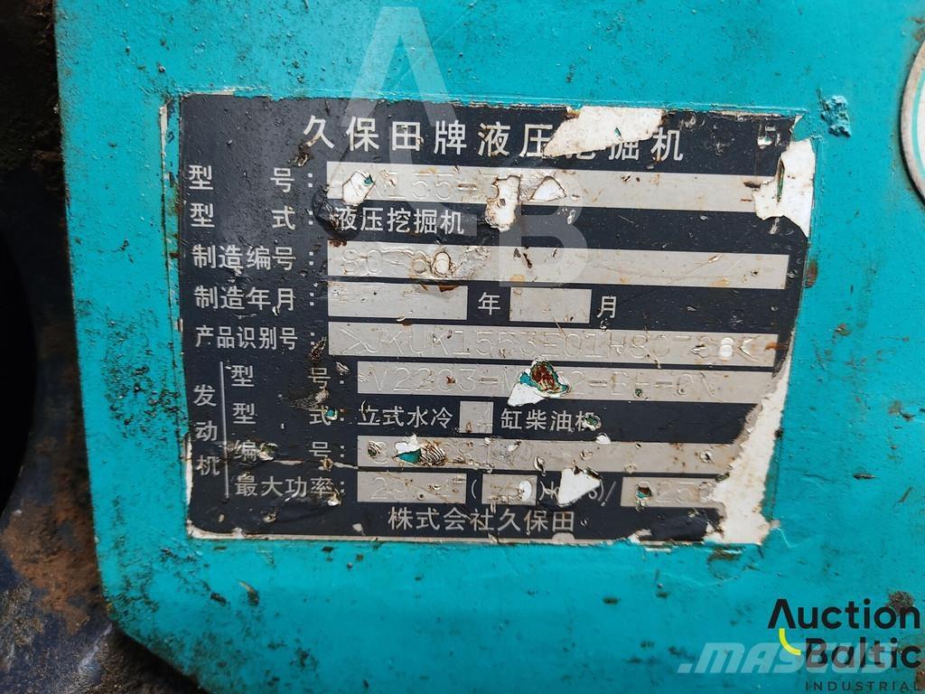 Kubota KX155-3 Mini Escavadoras <7t