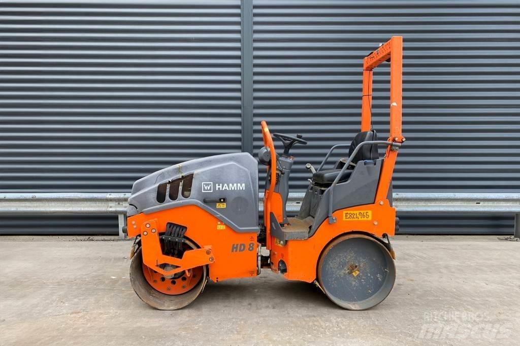 Hamm HD 8 VV Cilindros Compactadores tandem