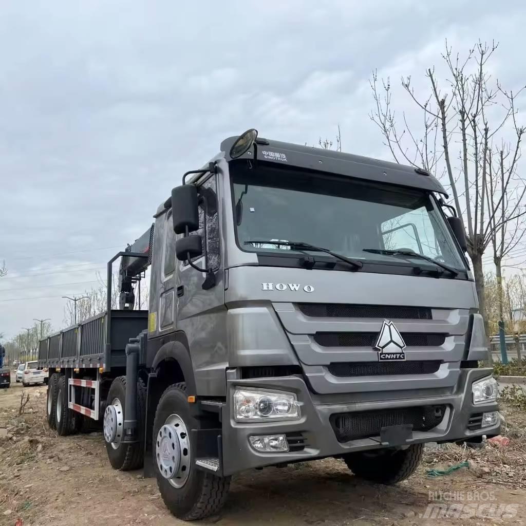 Howo 371 8x4 Camiões grua