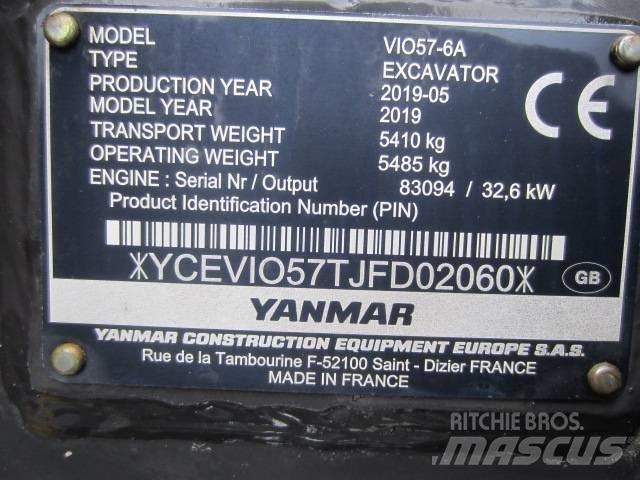 Yanmar Vio 57 Mini Escavadoras <7t