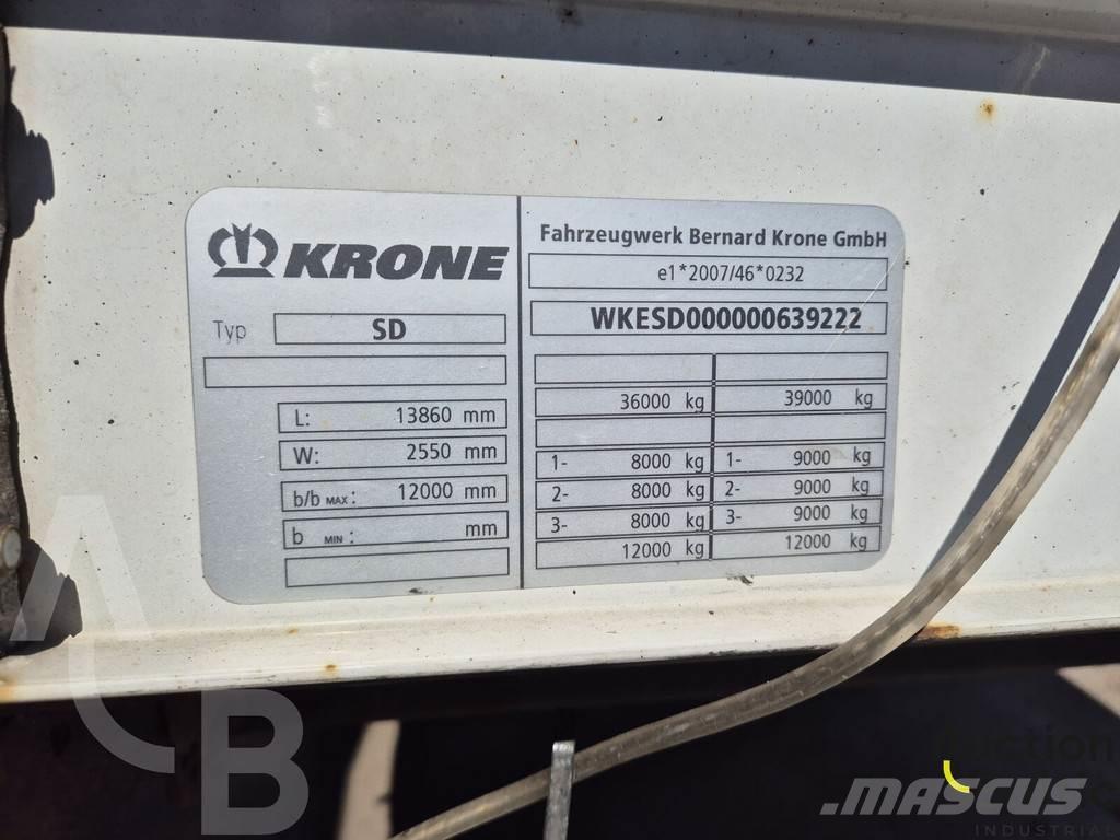 Krone SD Semi Reboques Cortinas Laterais