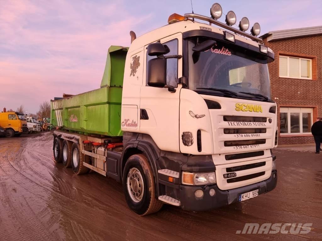 Scania R480 8x4 Camiões multibenne
