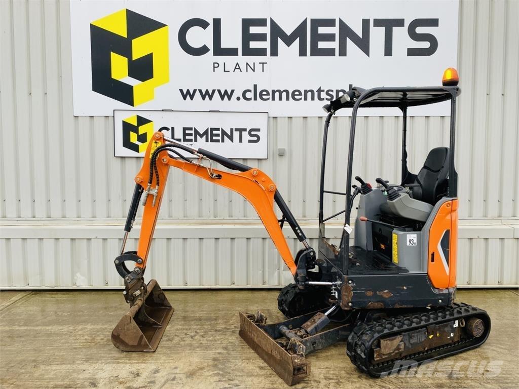 Doosan DX17Z Mini Escavadoras <7t